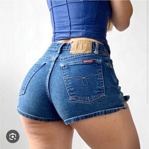 3/$15 Vintage Paris Blues 90s Jean Shorts